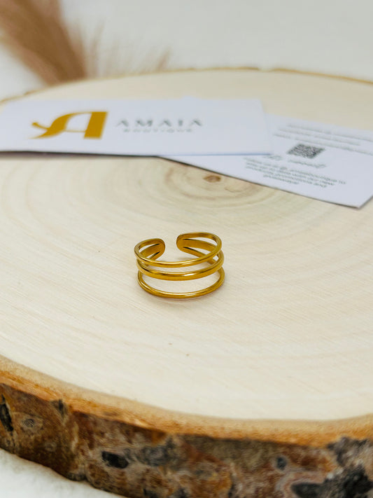 Minimalist gold rings