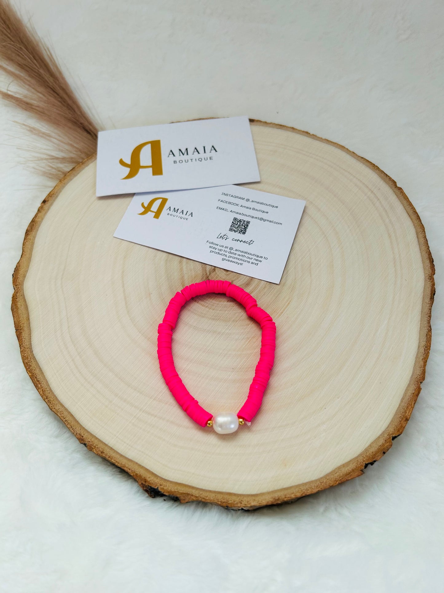 Summer Pink bracelets